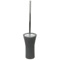 Toilet Brush Holder, Free Standing, Black, Made From Stone